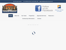 Tablet Screenshot of powellriverhomes.com